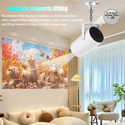 HY300 plus HD Projector Portatil 4K 1280X720P Android LED Video Home Theater Cinema Phone Mini Proyector Movie HY300 Pro