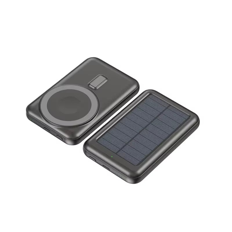 Solar Power Bank 20000Mah Magnetic Wireless Charger Magsafe Powerbank for Iphone 15 14 13 12 Mini Portable Charger Spare Battery