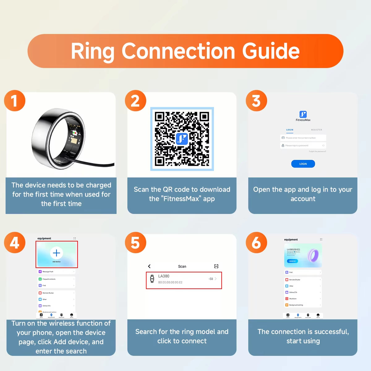 New Low Power Smart Ring Multi-Exercise Mode Blood Pressure Measurement and Monitoring IP68 Waterproof Bluetooth 5.0